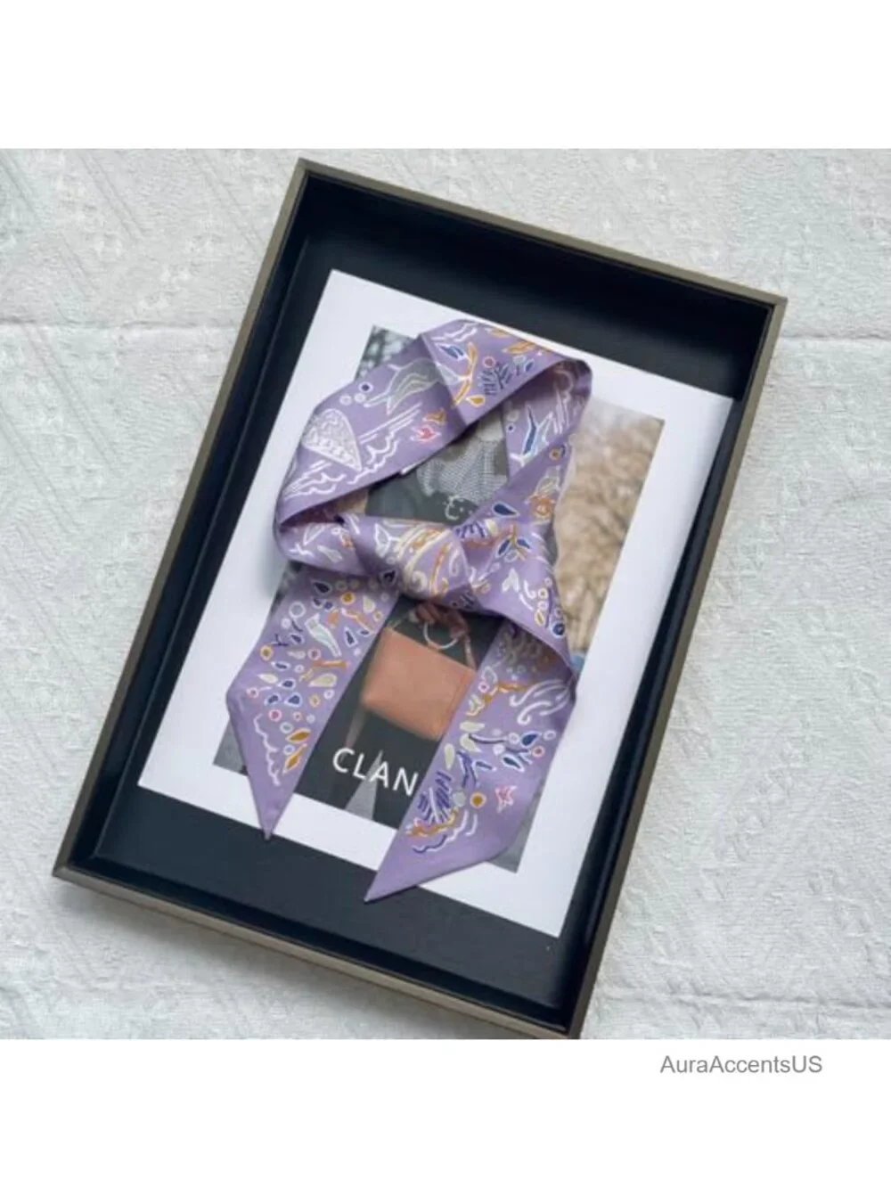 100% Pure Mulberry Silk Scarf - Lightweight Neckerchief - 8-in-1 Styling